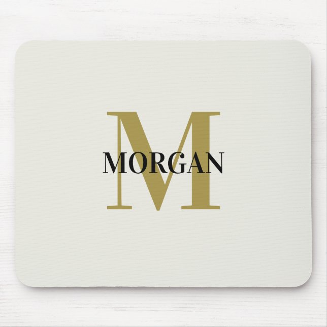 White Dove Solid Colour Mouse Pad (Front)