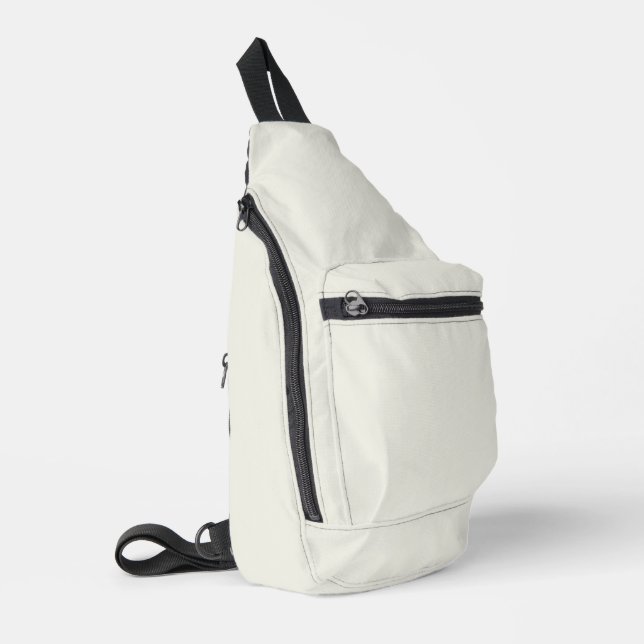 White Dove Solid Colour Sling Bag (Left Corner)