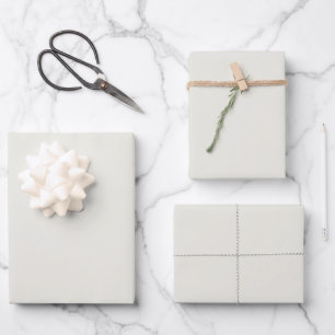 White Dove Solid Colour Wrapping Paper Sheet