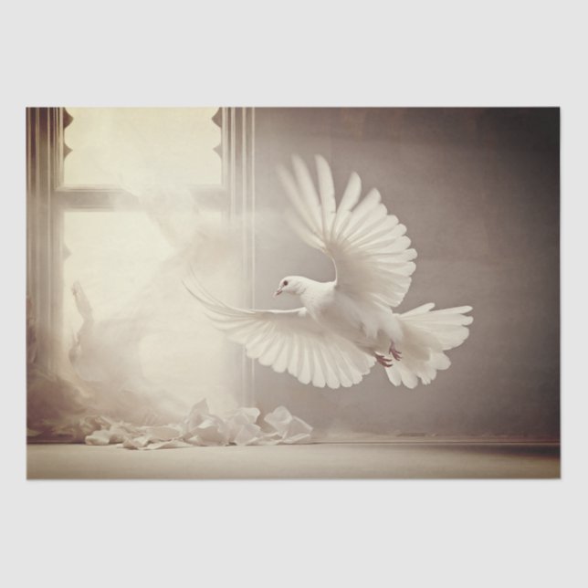 White Dove Tissue Paper (Front)