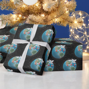 White Dove With JOY On Earth Wrapping Paper