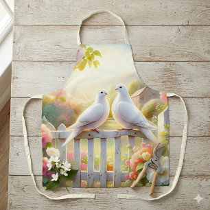 White Doves Cottage Garden Apron