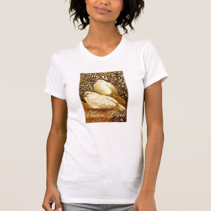 WHITE DOVES IN BROWN SEPIA / NATURE LOVER T-Shirt