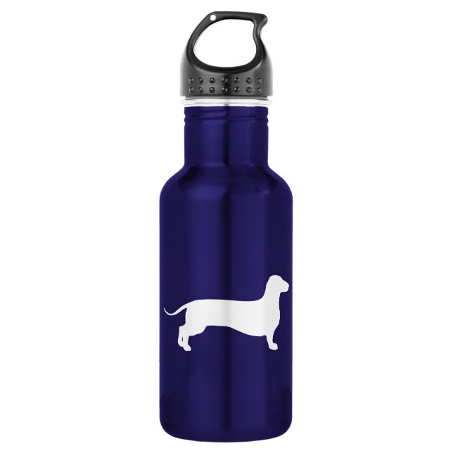 White Doxie 532 Ml Water Bottle (Front)