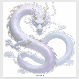 White Dragon Art   Mythical Fantasy Aesthetic   Or