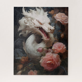 White Dragon Jigsaw Puzzle
