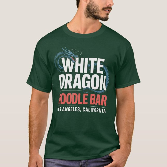 White Dragon Noodle Bar T-Shirt (Front)