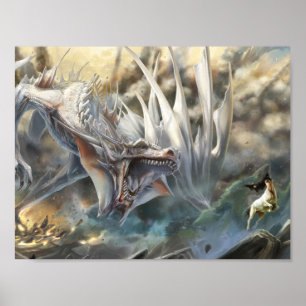 White Dragon Poster