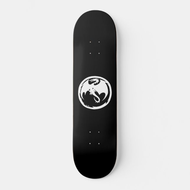 White Dragon skateboard (Front)