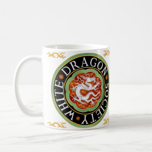 White Dragon Society Coffee Mug (Left)