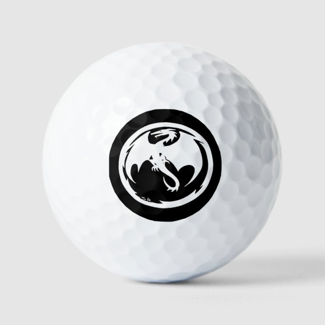 White Dragon value golf balls 12 pk (Front)