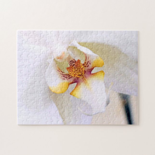 White Dream Orchid Jigsaw Puzzle (Horizontal)