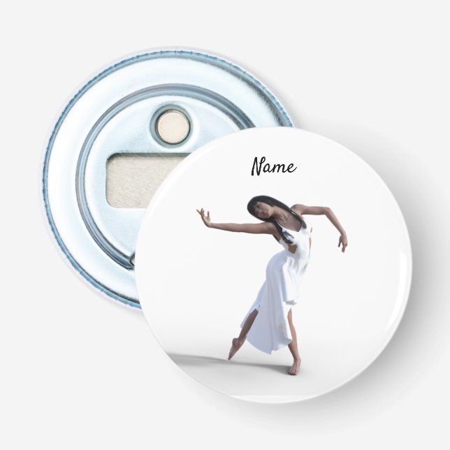 White Dress Dancer Thunder_Cove   Bottle Opener (Front)