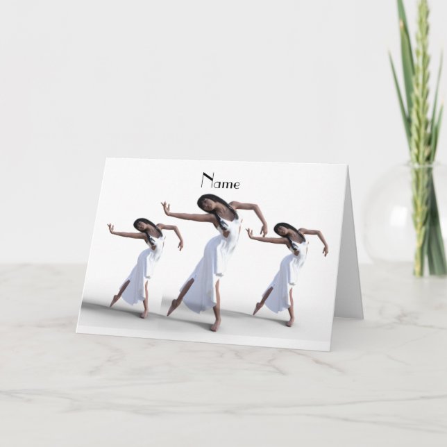White Dress Dancer Thunder_Cove  Card (Front)