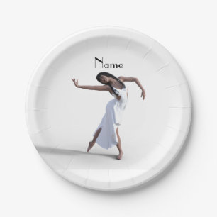 White Dress Dancer Thunder_Cove   Paper Plate