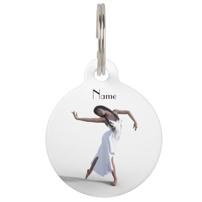 White Dress Dancer Thunder_Cove   Pet Tag (Front)