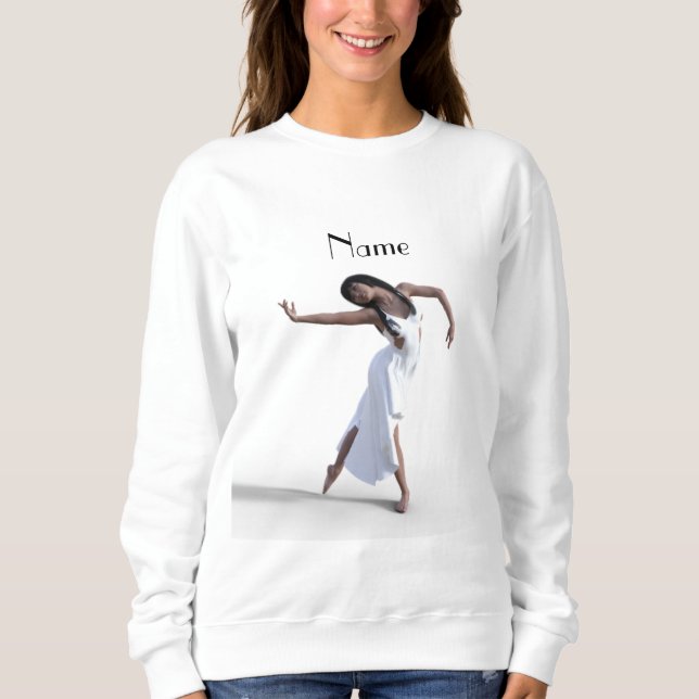 White Dress Dancer Thunder_Cove  Sweatshirt (Front)