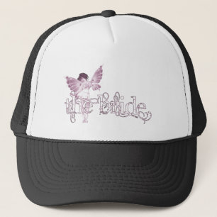White Dress Fairy Pink - The Bride Trucker Hat