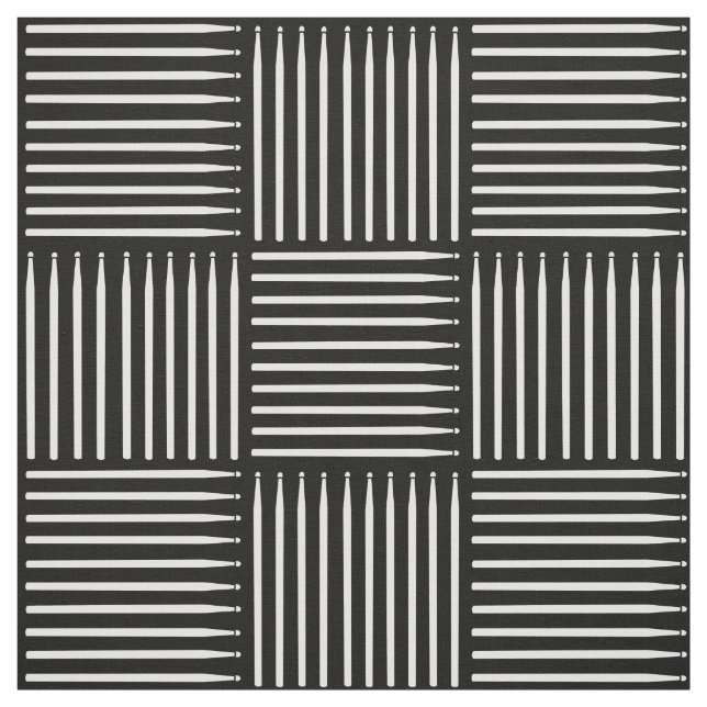 White Drum Stick Crosshatch  Fabric (Swatch)