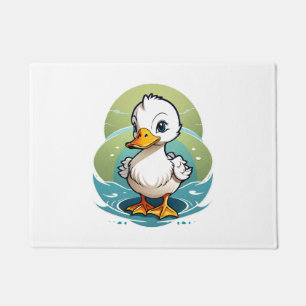 white-duck doormat