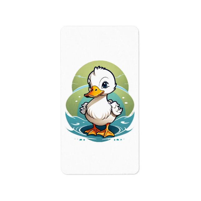 white-duck label (Front)
