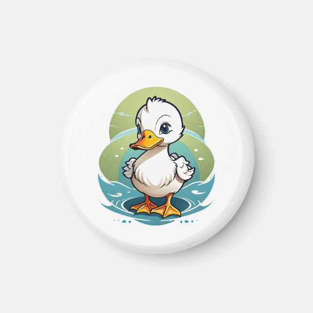 white-duck magnet (Front)