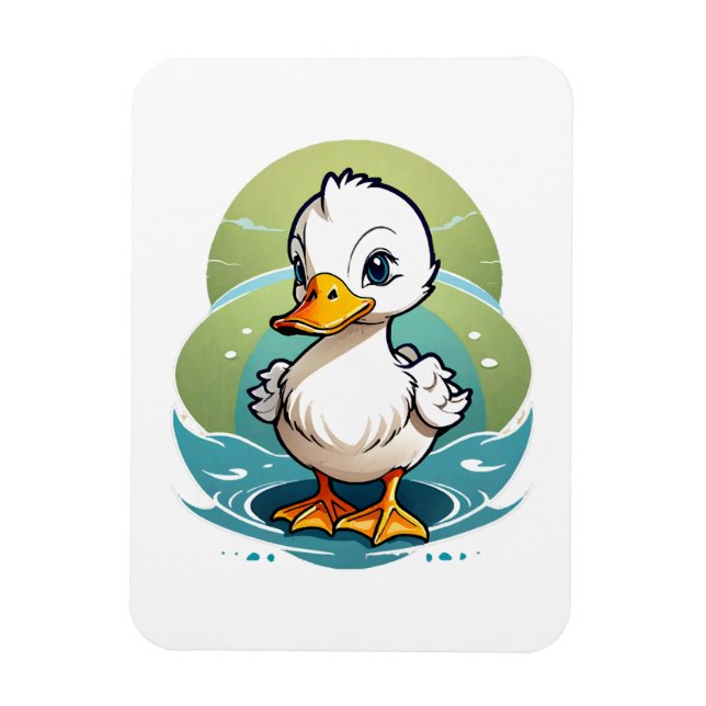 white-duck magnet (Vertical)