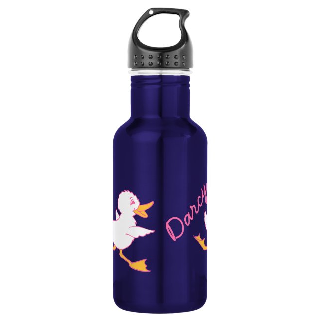 White duck named drinks bottle (Front)
