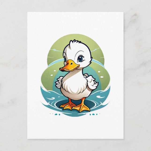 white-duck postcard (Front)