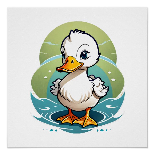 white-duck poster (Front)