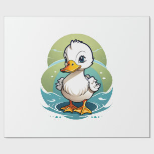 white-duck wrapping paper