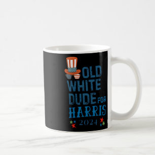 White Dude For Kamala-harris President 2024 Coffee Mug