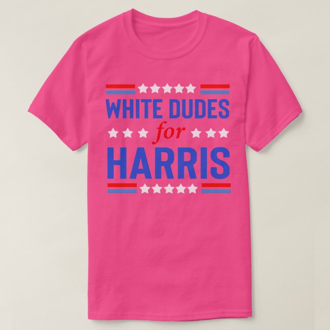 White Dudes For Kamala  5 T-Shirt (Design Front)