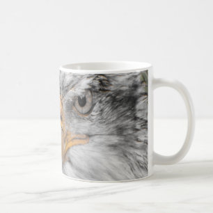 white eagle coffee mug