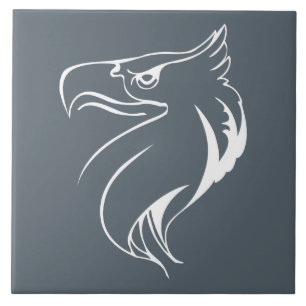 White eagle tile