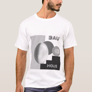 White Egg Modern Bauhaus Design Personalised T-Shirt