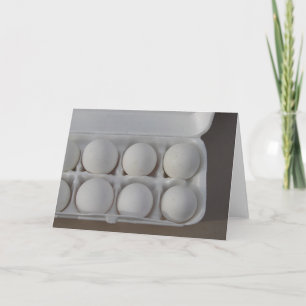 White Eggs Card