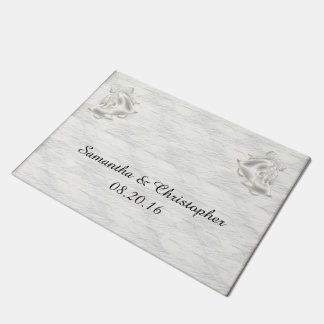 White Elegance #1 Doormat