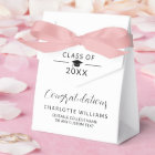 White Elegant Graduation Class 2025 Congrats Grad