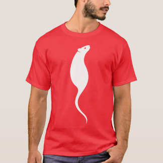 White Elegant Rat T-Shirt