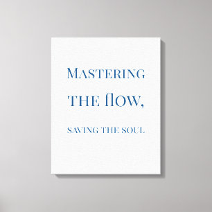 White Elegant Serif Style Perfusionist Print