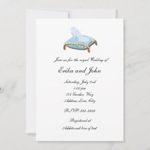White Elegant Storybook Wedding Invitation