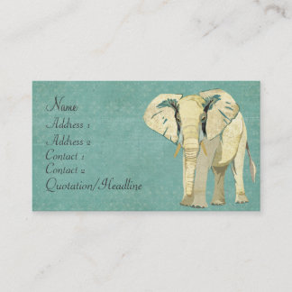 White Elephant Business Card