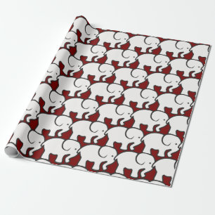 White Elephant Design Wrapping Paper