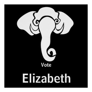 White Elephant  Family Home Address Republican  Poster