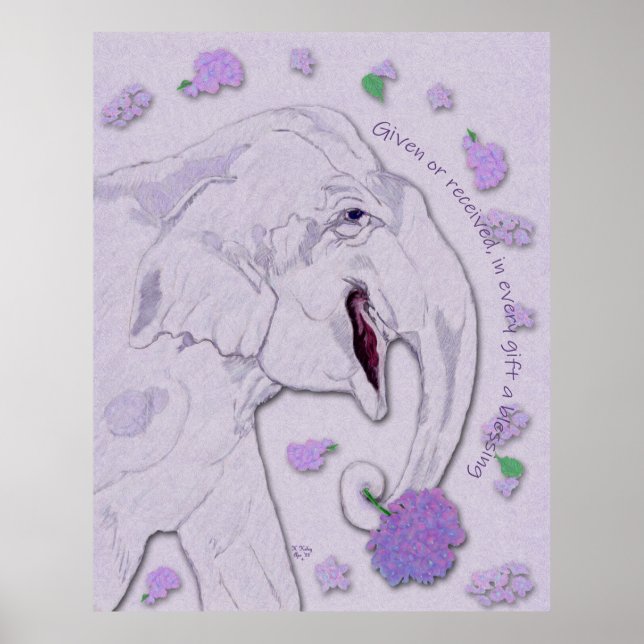 White Elephant Gift Poster (Front)