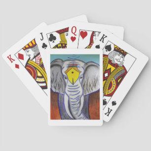 White Elephant Playing Cards
