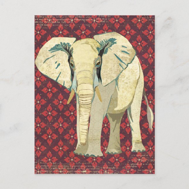 White Elephant Postcard (Front)