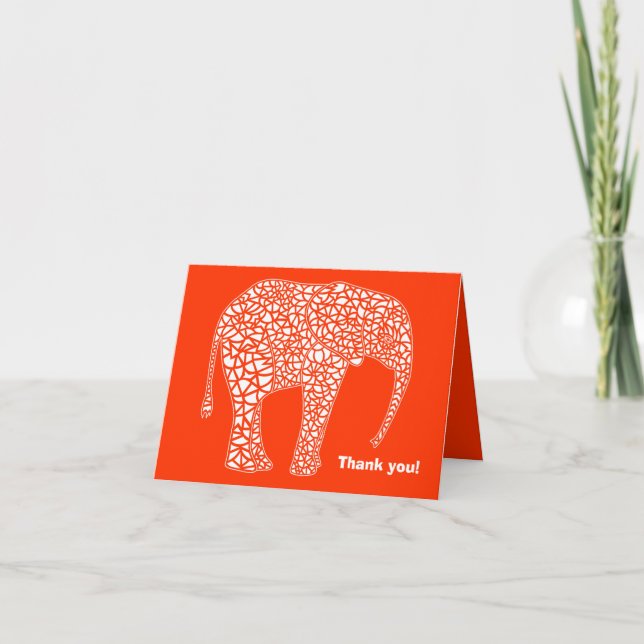 White Elephant - Thank You Card (Front)