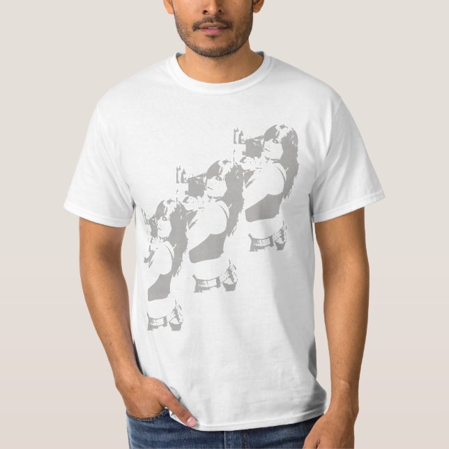 White Elephant Three Girl T Shirt (Front)